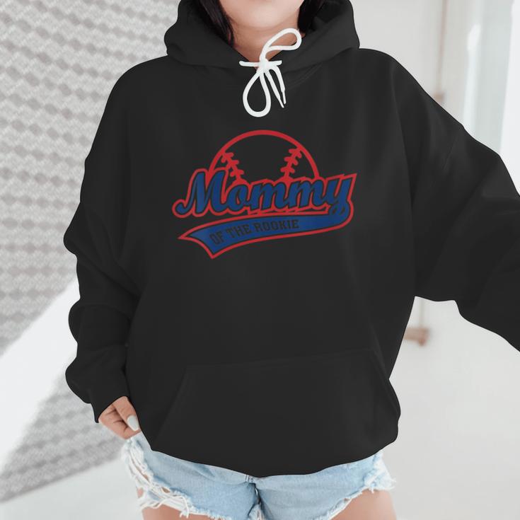 Baseball Mommy Of The Rookie Mom Birthday Baseball Wmen Hoodie