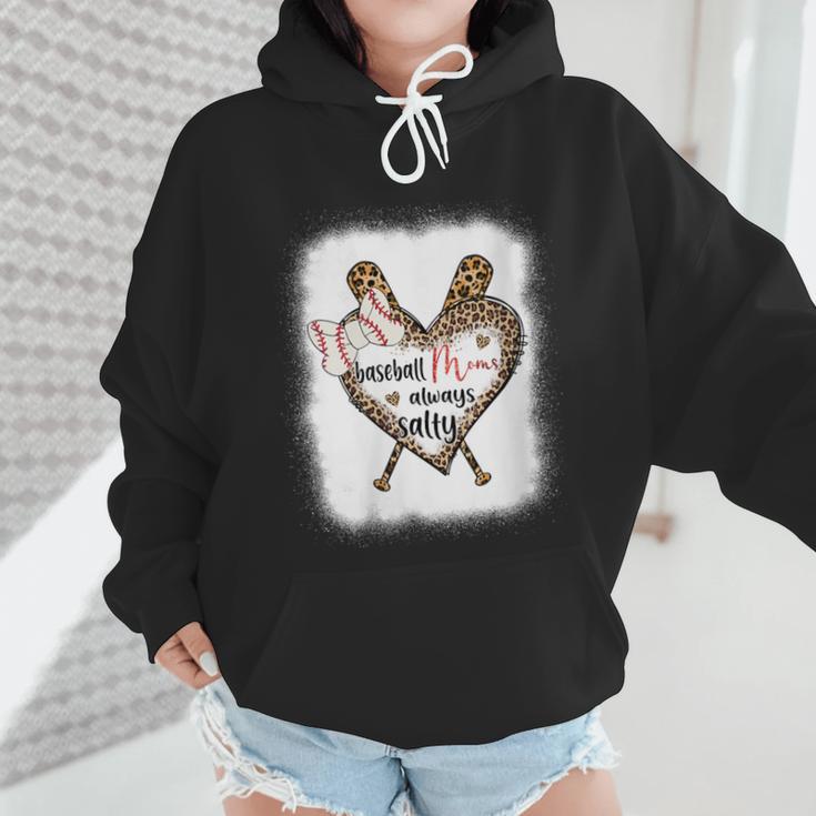 Baseball Moms Always Salty Mommy Wmen Hoodie