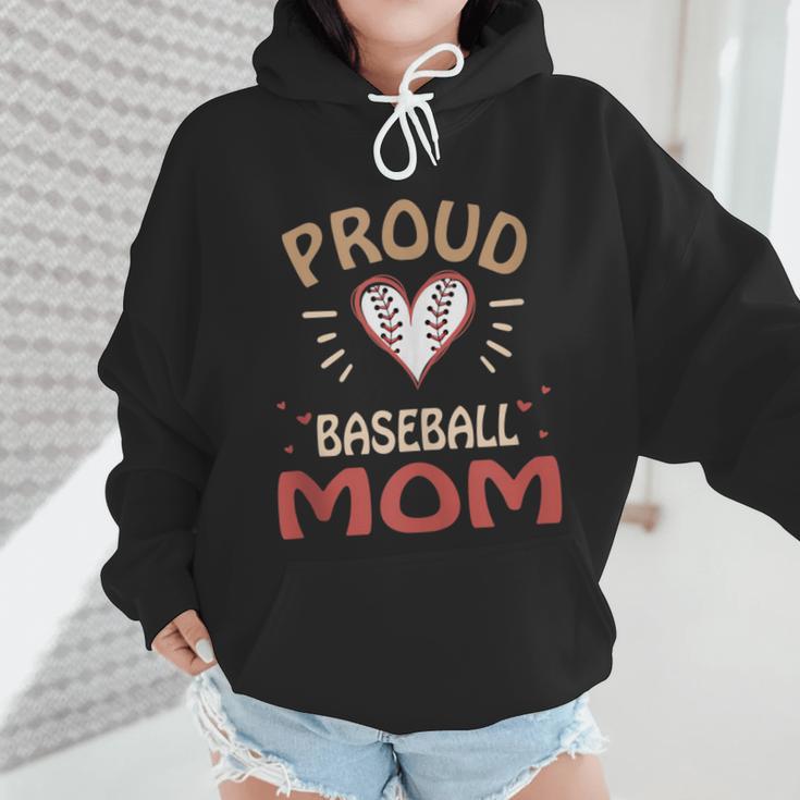 Baseball Moms Mother Kids Girls Boys School Game Wmen Hoodie