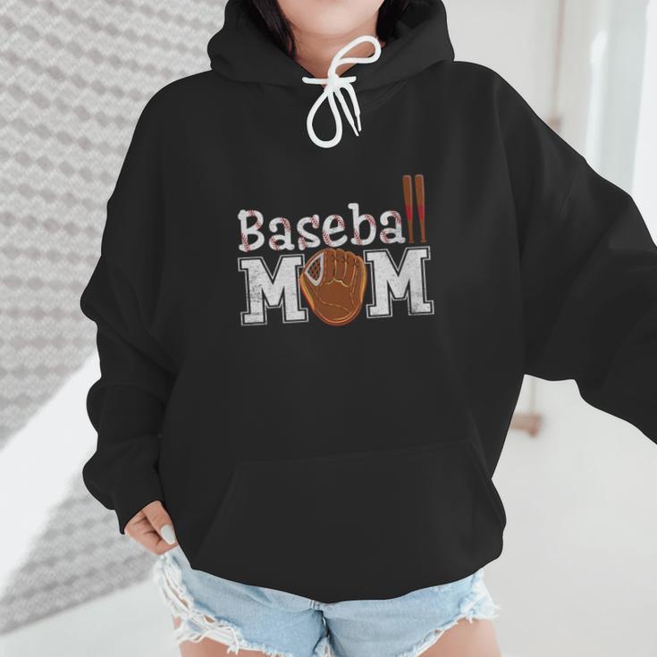 Baseball Sister Shirts For Girls Mother's Day Baseball Mom Wmen Hoodie