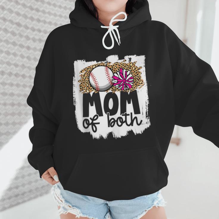 Cheer Baseball Mom Of Both Baseball And Cheer Mother Wmen Hoodie