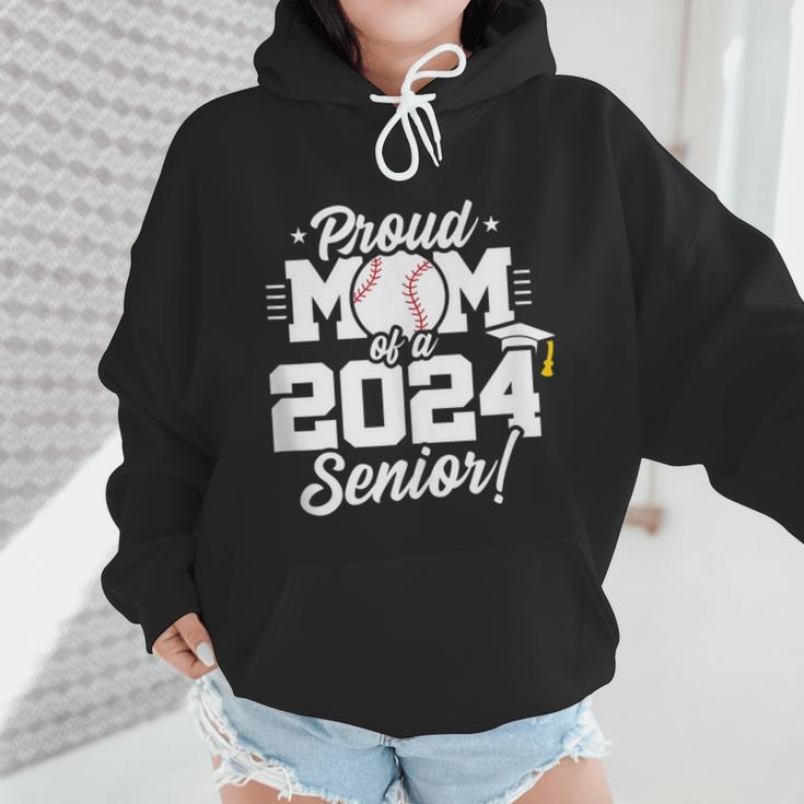 Class Of 2024 Senior Year Baseball Mom Senior 2024 Wmen Hoodie