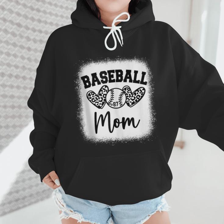 Custom Baseball Mom Number 87 Heart For Mom Wmen Hoodie Custom Baseball Mom Number 87 Heart For Mom Wmen Hoodie