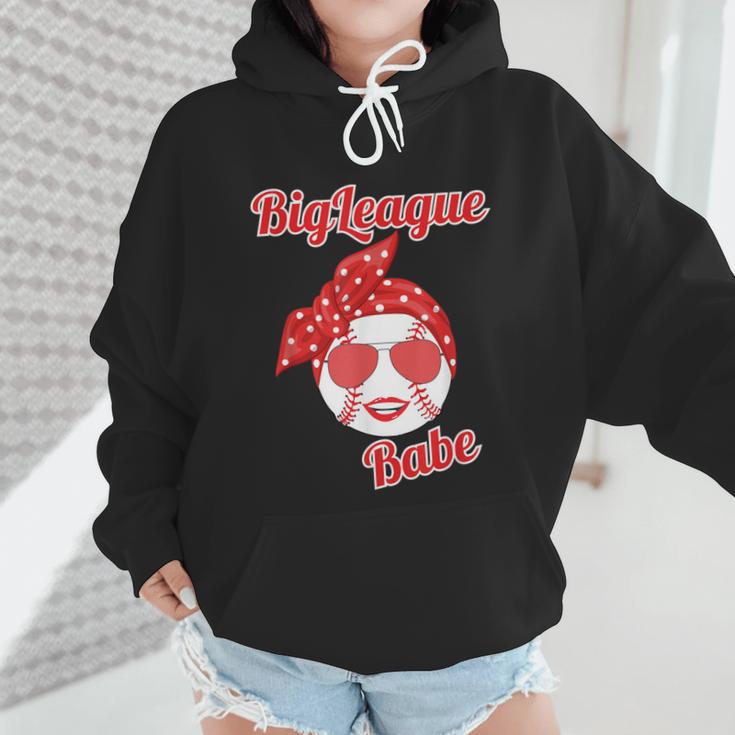Cute Love Baseball BigLeague Babe Hot Baseball Mom Wmen Hoodie Cute Love Baseball BigLeague Babe Hot Baseball Mom Wmen Hoodie