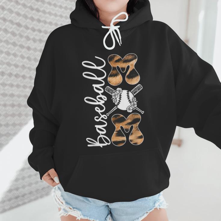 Happy Mother's Day Baseball Mom Leopard Softball Lover Wmen Hoodie Happy Mother's Day Baseball Mom Leopard Softball Lover Wmen Hoodie
