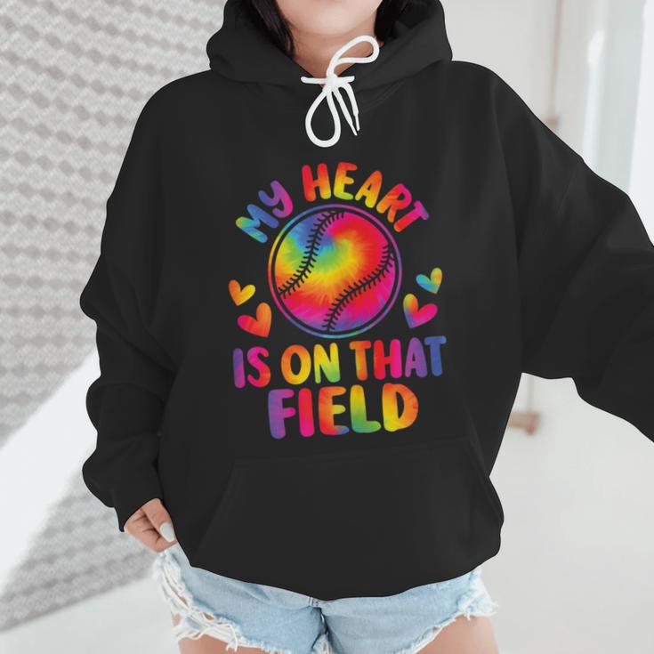 My Heart Is On That Field Cute Baseball Mom Women Wmen Hoodie My Heart Is On That Field Cute Baseball Mom Women Wmen Hoodie
