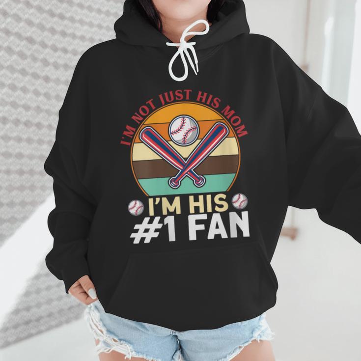 I'm Not Just His Mom Baseball Moms Baseball Mothers Wmen Hoodie I'm Not Just His Mom Baseball Moms Baseball Mothers Wmen Hoodie