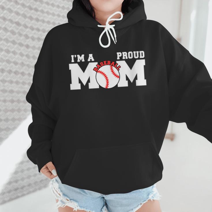 I'm A Proud Mom Baseball Mom Wmen Hoodie I'm A Proud Mom Baseball Mom Wmen Hoodie