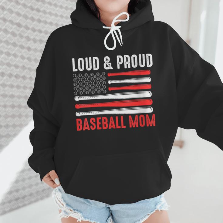 Loud & Proud Baseball Mom Sport Wmen Hoodie Loud & Proud Baseball Mom Sport Wmen Hoodie