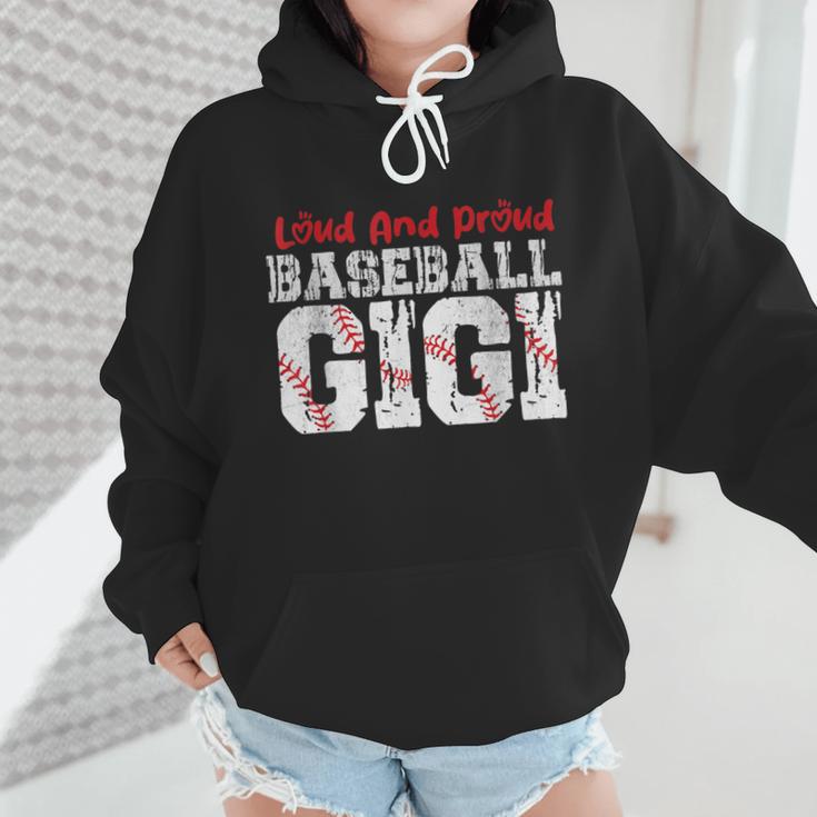 Loud And Proud Baseball Gigi Baseball Mom Wmen Hoodie Loud And Proud Baseball Gigi Baseball Mom Wmen Hoodie