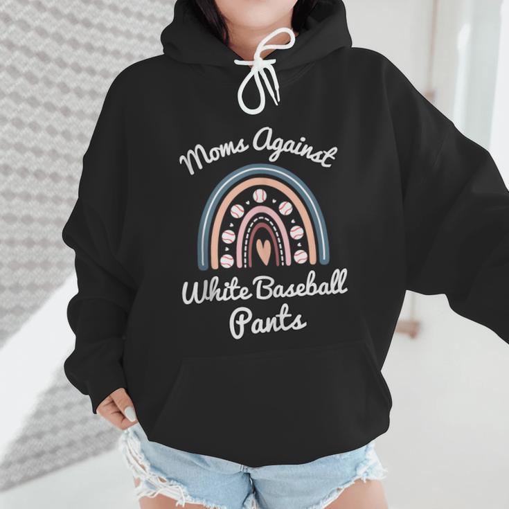 Moms Against Baseball Pants Baseball Mom Rainbow Wmen Hoodie Moms Against Baseball Pants Baseball Mom Rainbow Wmen Hoodie