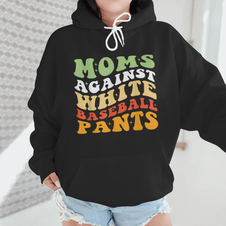 Moms Against Baseball Pants Retro Baseball Mom Wmen Hoodie Moms Against Baseball Pants Retro Baseball Mom Wmen Hoodie