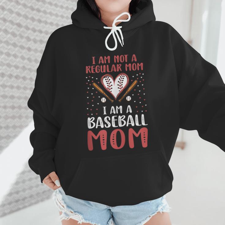I Am Not a Regular Mom I Am a Baseball Mom Wmen Hoodie I Am Not a Regular Mom I Am a Baseball Mom Wmen Hoodie