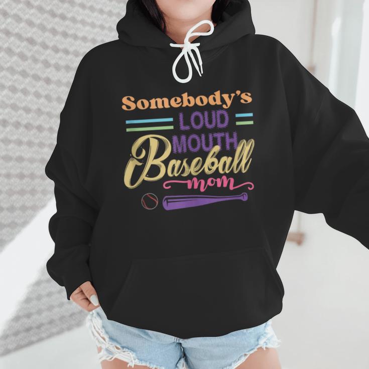 Proud Mama Somebody's Loud Mouth Baseball Mom Ball Wmen Hoodie Proud Mama Somebody's Loud Mouth Baseball Mom Ball Wmen Hoodie