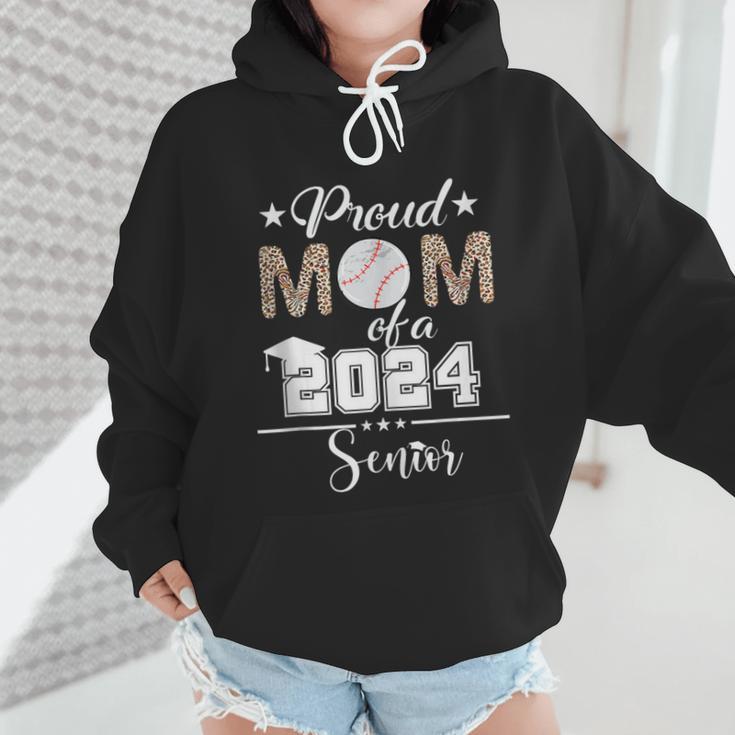 Proud Mom Of a 2024 Senior Class Of 2024 Baseball Mom Wmen Hoodie Proud Mom Of a 2024 Senior Class Of 2024 Baseball Mom Wmen Hoodie