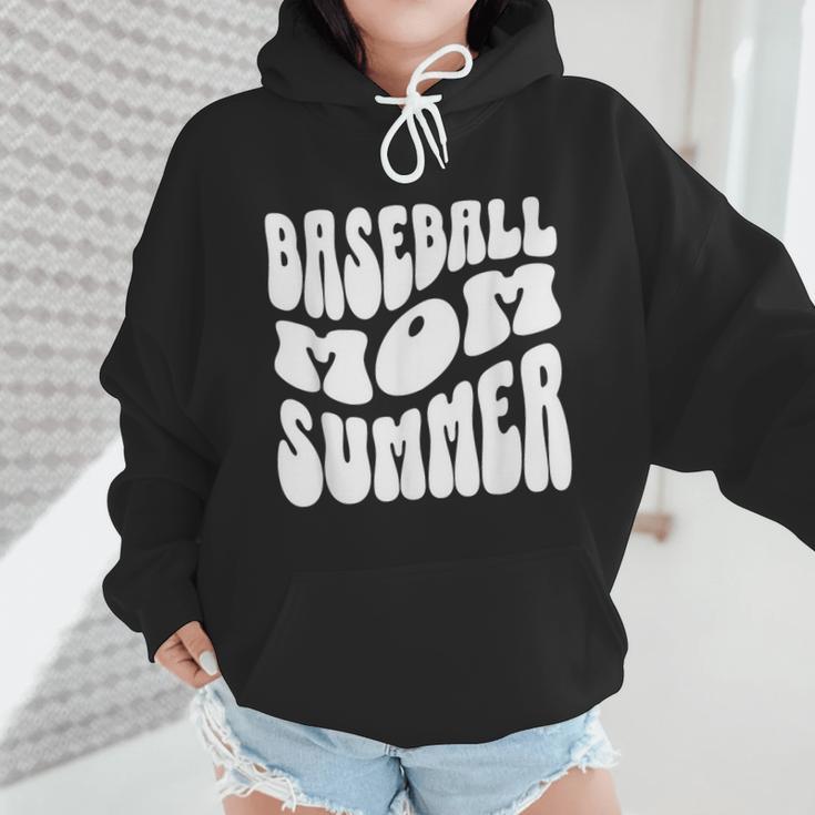 Retro Baseball Mom Summer Groovy Appreciation Wmen Hoodie Retro Baseball Mom Summer Groovy Appreciation Wmen Hoodie