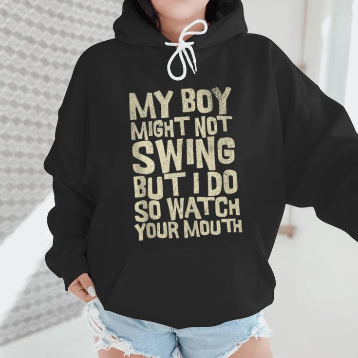 Sassy Baseball Mom Wmen Hoodie