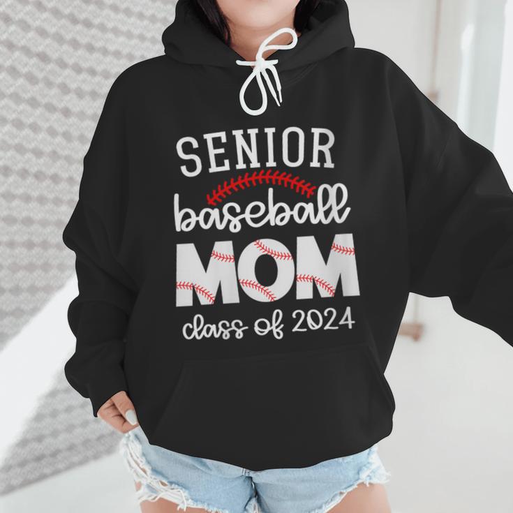 Senior Baseball Mom Class Of 2024 Baseball Senior Night Wmen Hoodie
