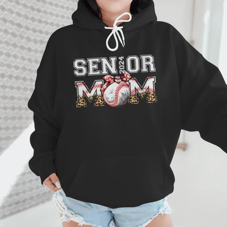 Senior Mom Class Of 2024 Baseball Mom Bandana Graduation Wmen Hoodie