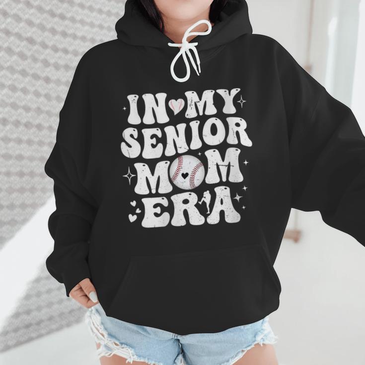 In My Senior Mom Era Class Of 2024 Groovy Baseball Mom Life Wmen Hoodie In My Senior Mom Era Class Of 2024 Groovy Baseball Mom Life Wmen Hoodie