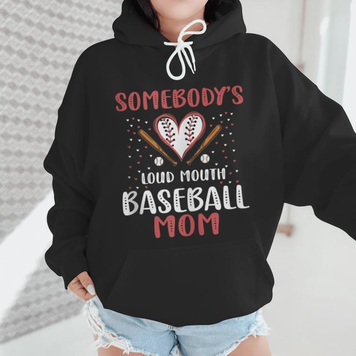 Somebody’s Loud Mouth Baseball Mom Wmen Hoodie Somebody’s Loud Mouth Baseball Mom Wmen Hoodie