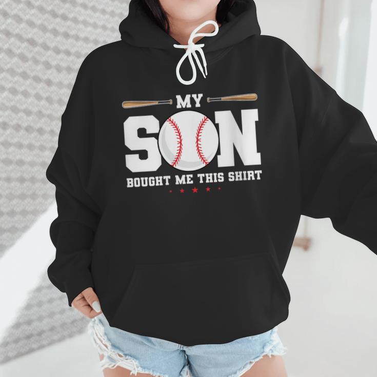 My Son Bought Me This Baseball Mom Wmen Hoodie