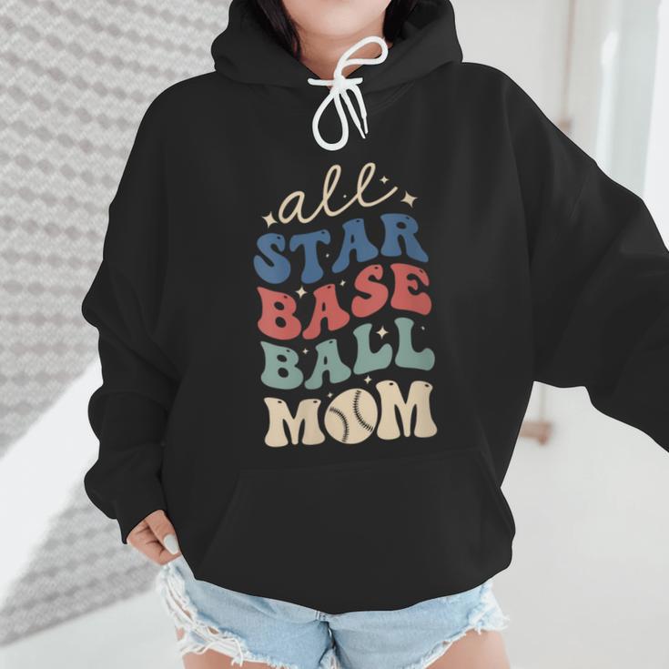 All Star Baseball Mom Wmen Hoodie All Star Baseball Mom Wmen Hoodie