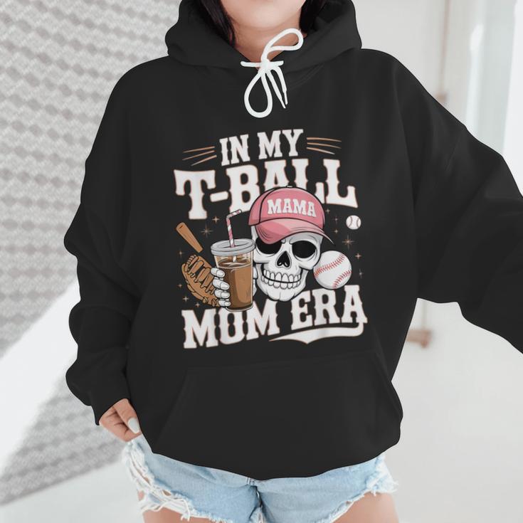 In My T-Ball Mom Era Baseball Mom Skull Coffee Vintage Wmen Hoodie In My T-Ball Mom Era Baseball Mom Skull Coffee Vintage Wmen Hoodie