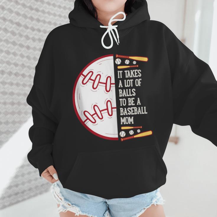 It Takes a Lot Of Balls To Be a Baseball Mom Wmen Hoodie It Takes a Lot Of Balls To Be a Baseball Mom Wmen Hoodie