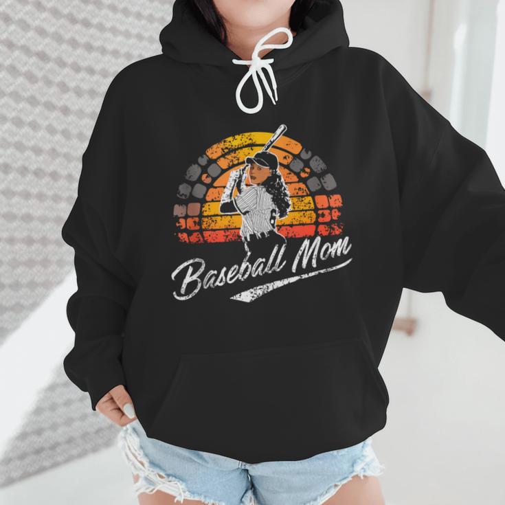 Vintage Retro Sunset Baseball Mom Mother's Day Wmen Hoodie Vintage Retro Sunset Baseball Mom Mother's Day Wmen Hoodie