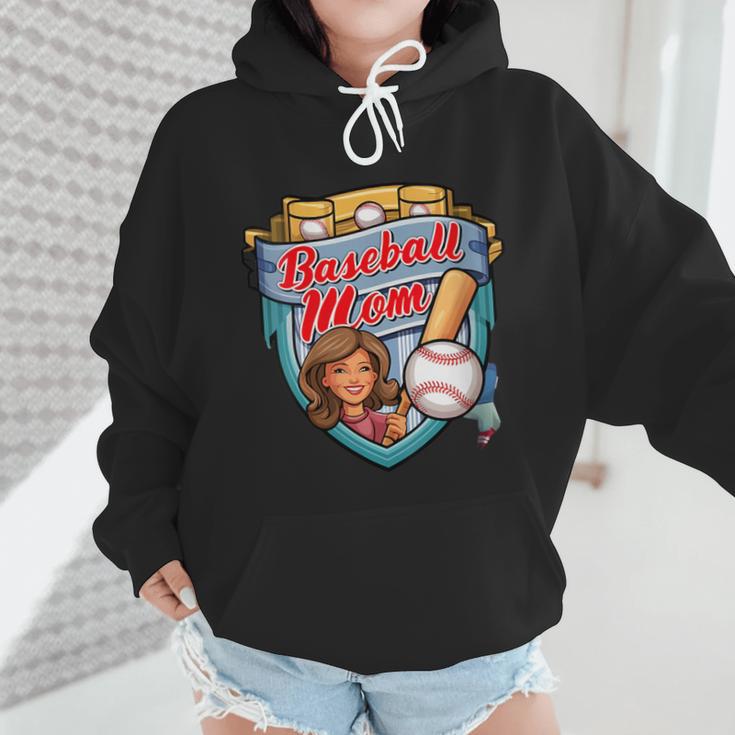 Womens Baseball Mom Mama Mother's In My Baseball Mom Era Wmen Hoodie Womens Baseball Mom Mama Mother's In My Baseball Mom Era Wmen Hoodie