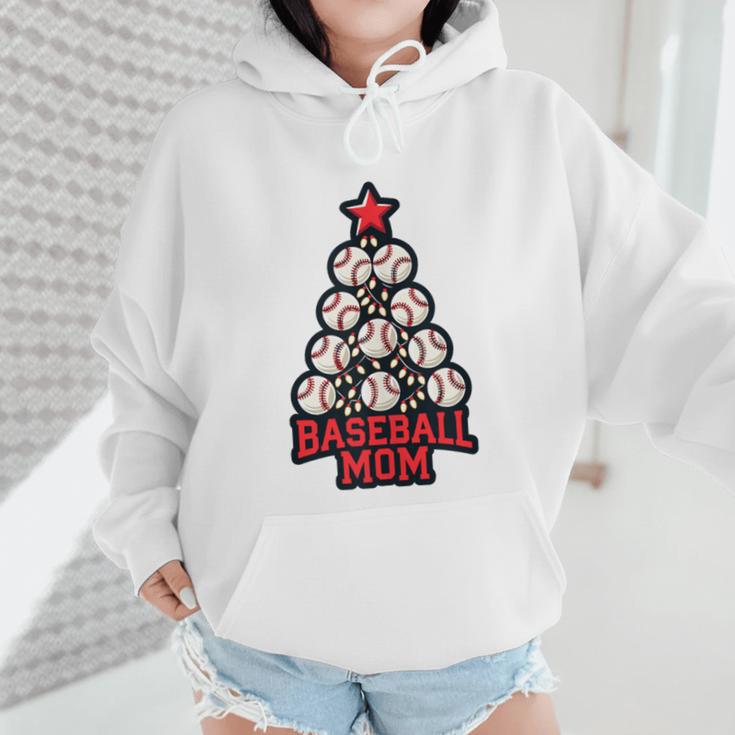 Baseball Christmas Tree Proud Baseball Mom Tee Wmen Hoodie Baseball Christmas Tree Proud Baseball Mom Tee Wmen Hoodie