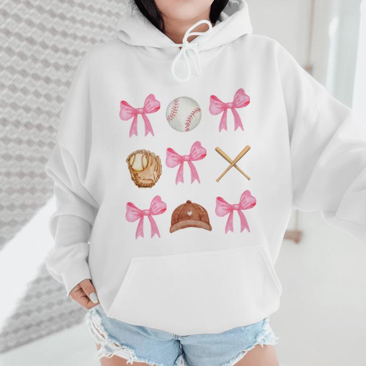 Baseball Coquette Bow Baseball Mama Baseball Mom Premium Wmen Hoodie Baseball Coquette Bow Baseball Mama Baseball Mom Premium Wmen Hoodie