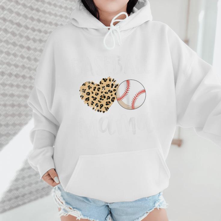 Baseball Mama For Baseball Mom Leopard Game Day Wmen Hoodie Baseball Mama For Baseball Mom Leopard Game Day Wmen Hoodie