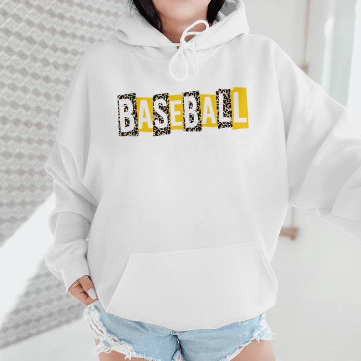 Baseball Mama Yellow Leopard Print Baseball Mom Gear Sports Wmen Hoodie Baseball Mama Yellow Leopard Print Baseball Mom Gear Sports Wmen Hoodie