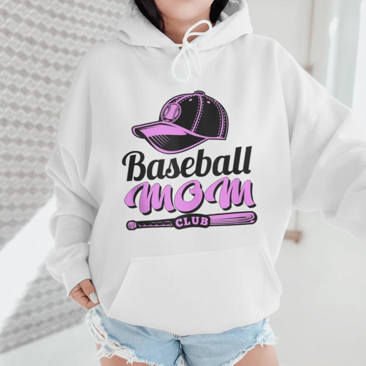 Baseball Mom Club Cool Wmen Hoodie Baseball Mom Club Cool Wmen Hoodie