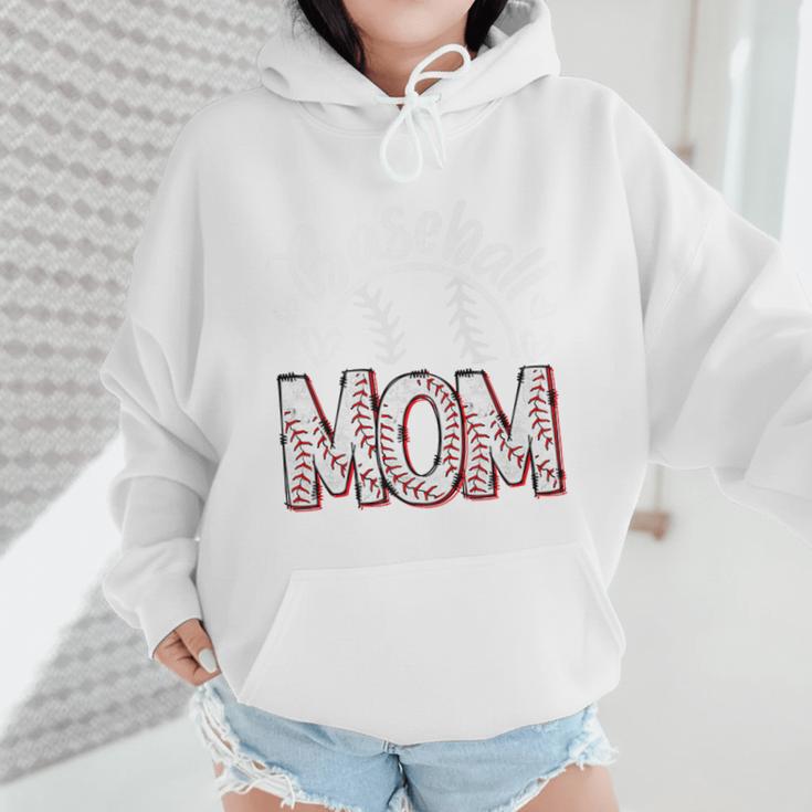 Baseball Mom Cute Baseball Mama Proud Senior Baseball Player Premium Wmen Hoodie
