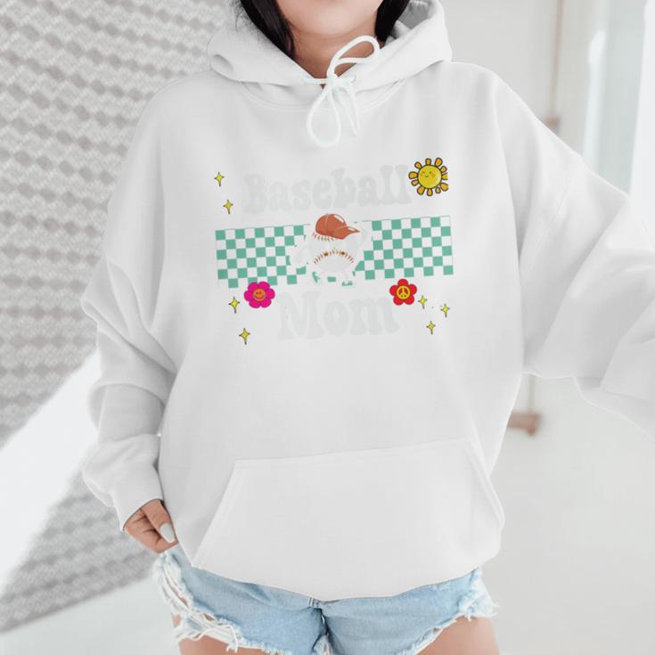 Baseball Mom Cute Retro Look Mothers Will Love Premium Wmen Hoodie Baseball Mom Cute Retro Look Mothers Will Love Premium Wmen Hoodie