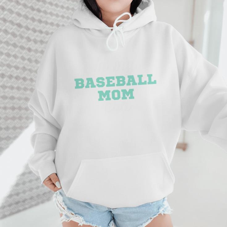 In My Baseball Mom Era Tee Game Day Baseball Mom Life Wmen Hoodie