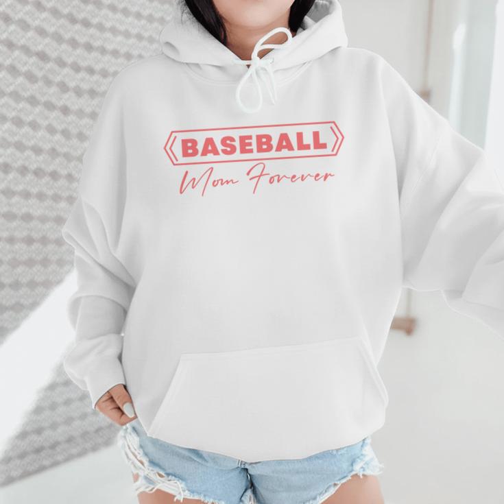 Baseball Mom Forever Baseball Mom Wmen Hoodie