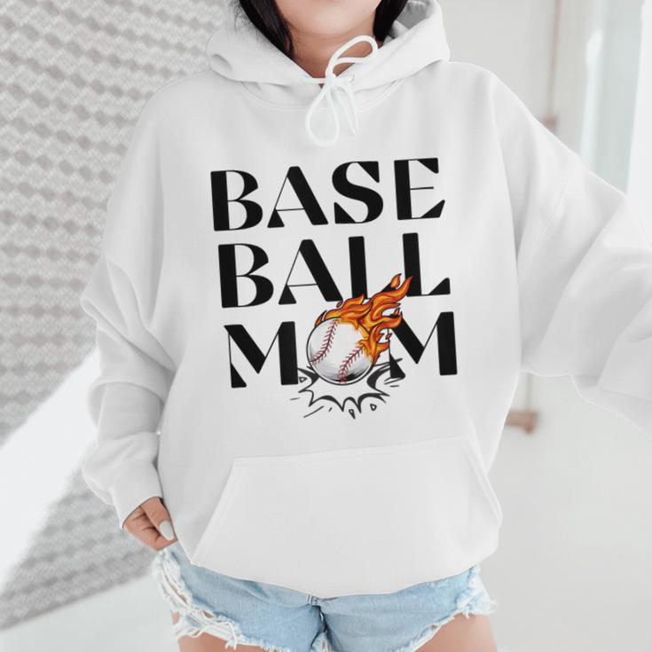 Baseball Mom Game Day Game Day Wmen Hoodie