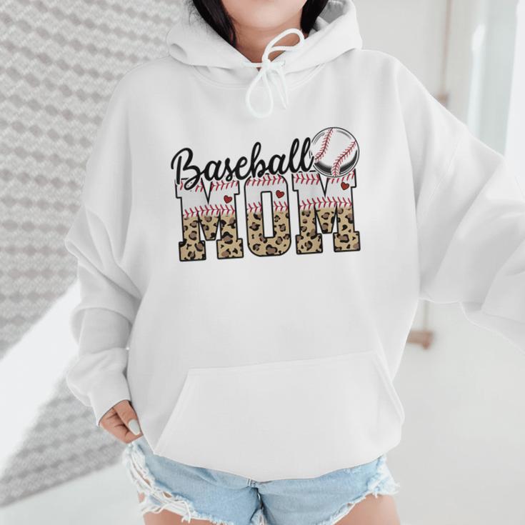 Baseball Mom Leopard Game Day Vibes Baseball Mama Wmen Hoodie Baseball Mom Leopard Game Day Vibes Baseball Mama Wmen Hoodie