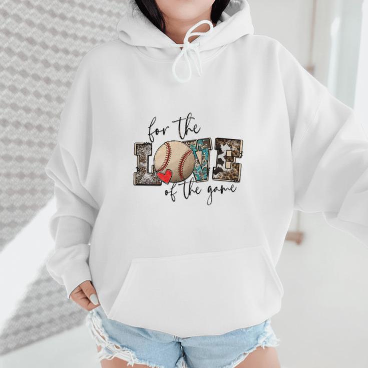 Baseball Mom Leopard For The Love Of The Game Bleached Women Wmen Hoodie Baseball Mom Leopard For The Love Of The Game Bleached Women Wmen Hoodie