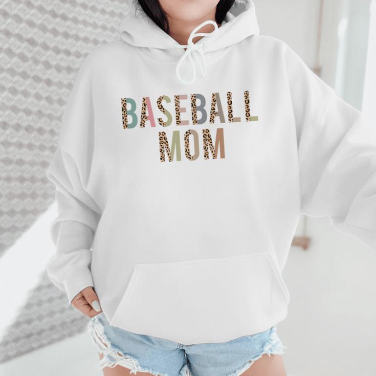 Baseball Mom Leopard Print Baseball Mother's Day Wmen Hoodie Baseball Mom Leopard Print Baseball Mother's Day Wmen Hoodie