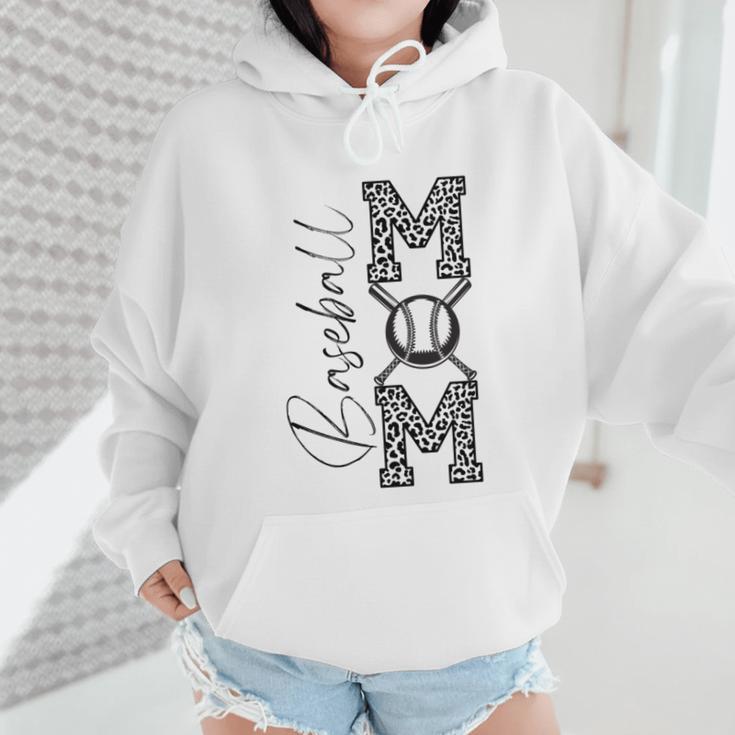 Baseball Mom Leopard Wmen Hoodie Baseball Mom Leopard Wmen Hoodie