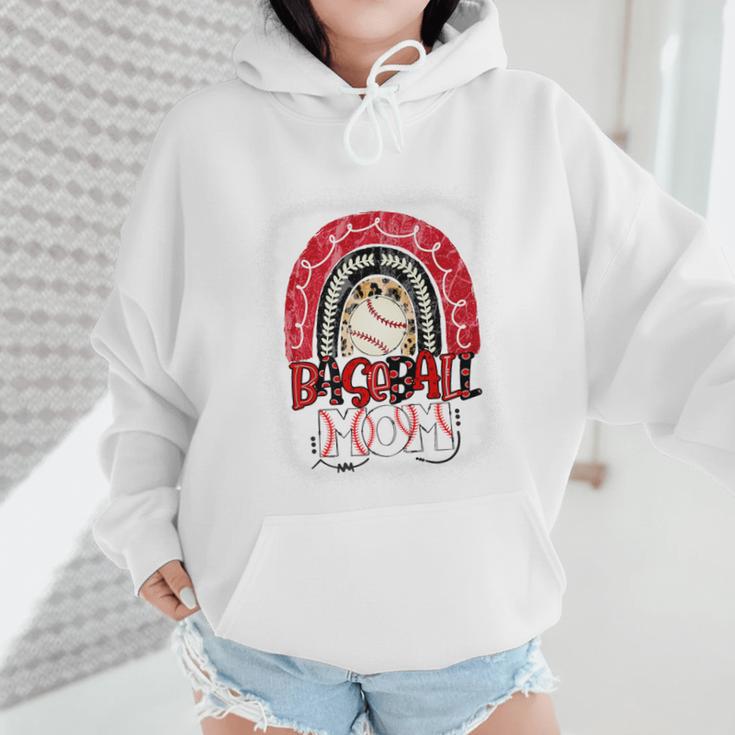 Baseball Mom Rainbow Boho Mommy Premium Wmen Hoodie Baseball Mom Rainbow Boho Mommy Premium Wmen Hoodie