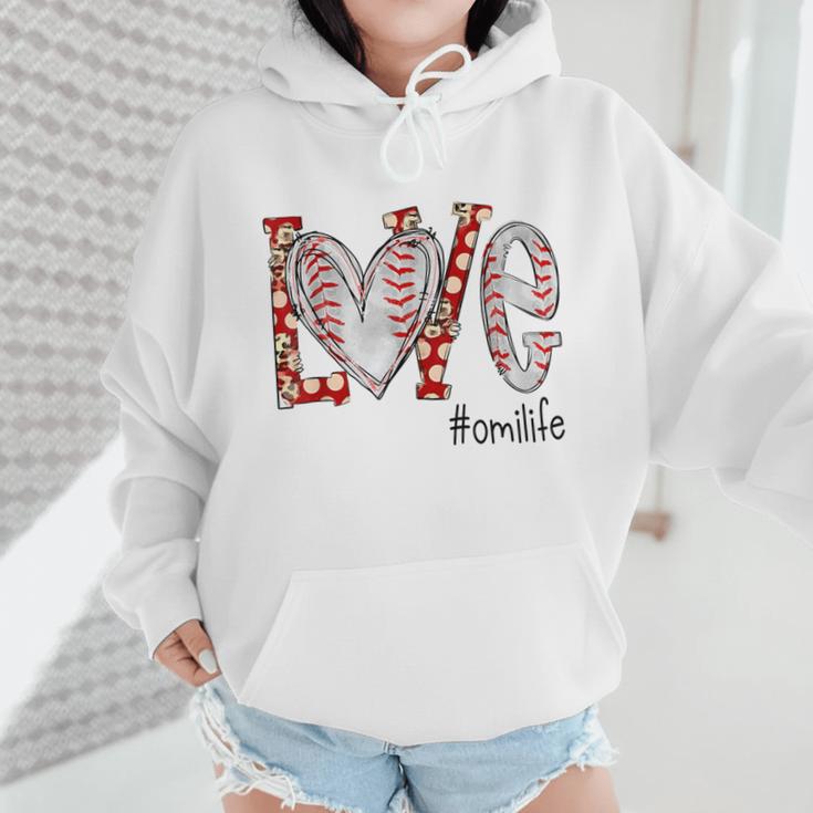 Baseball Mom Shirt Heart Love Baseball Omilife Wmen Hoodie Baseball Mom Shirt Heart Love Baseball Omilife Wmen Hoodie