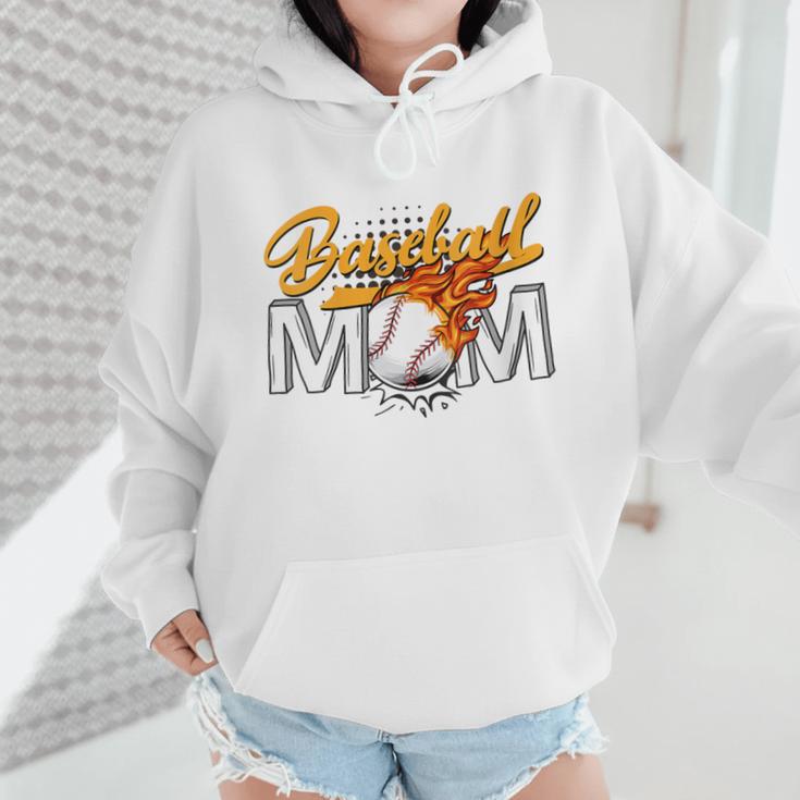 Baseball Mom Sports Graphic Novelty Wmen Hoodie Baseball Mom Sports Graphic Novelty Wmen Hoodie