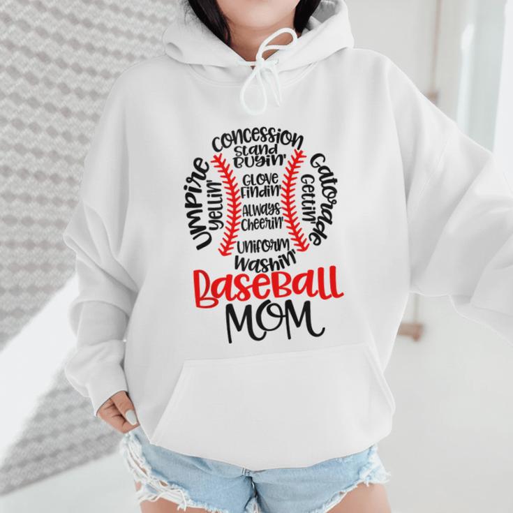 Baseball MomBall Game Mother's Day 2023 Wmen Hoodie Baseball MomBall Game Mother's Day 2023 Wmen Hoodie