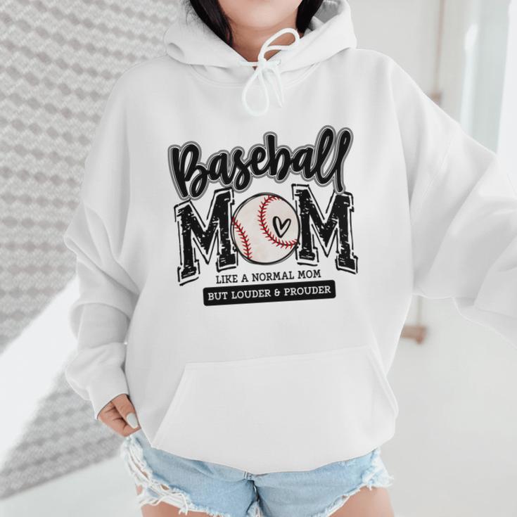 Baseball Mom Varsity Baseball Mama Cute Mother's Day Wmen Hoodie Baseball Mom Varsity Baseball Mama Cute Mother's Day Wmen Hoodie